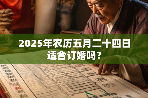 2025年农历五月二十四日适合订婚吗？