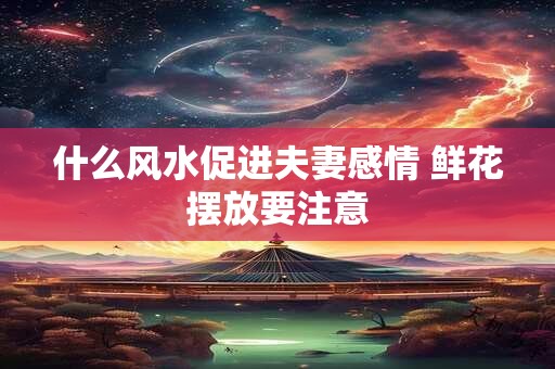 什么风水促进夫妻感情 鲜花摆放要注意