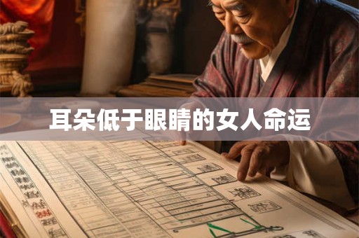 耳朵低于眼睛的女人命运