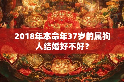 2018年本命年37岁的属狗人结婚好不好？