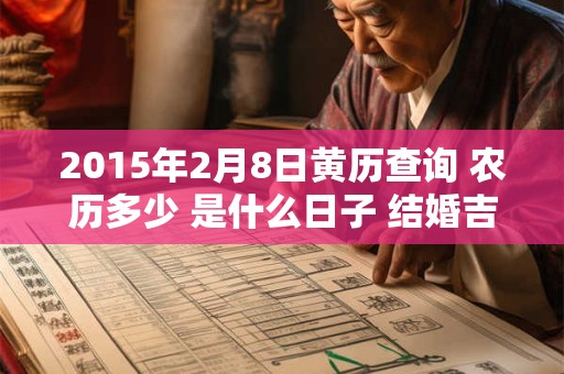 2015年2月8日黄历查询 农历多少 是什么日子 结婚吉时