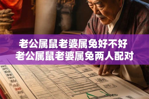 老公属鼠老婆属兔好不好 老公属鼠老婆属兔两人配对好吗