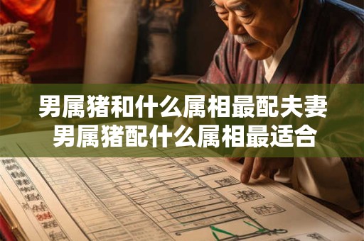 男属猪和什么属相最配夫妻 男属猪配什么属相最适合做夫妻