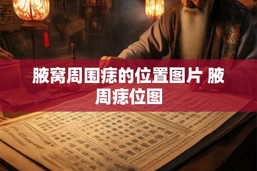 腋窝周围痣的位置图片 腋周痣位图