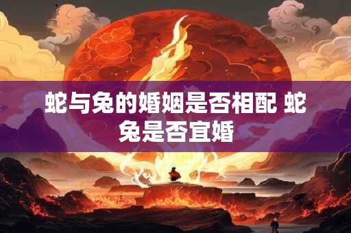 蛇与兔的婚姻是否相配 蛇兔是否宜婚