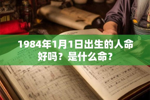 1984年1月1日出生的人命好吗？是什么命？