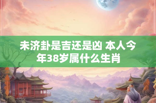 未济卦是吉还是凶 本人今年38岁属什么生肖