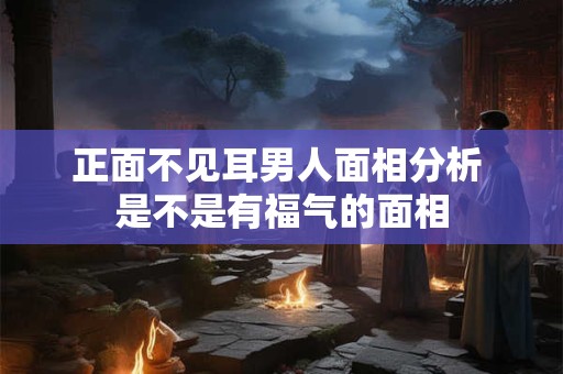 正面不见耳男人面相分析 是不是有福气的面相