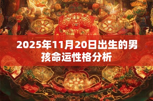 2025年11月20日出生的男孩命运性格分析
