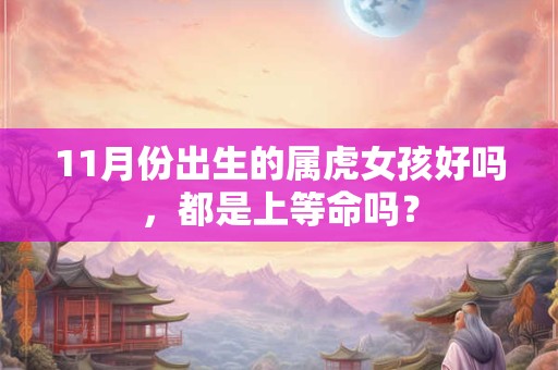 11月份出生的属虎女孩好吗，都是上等命吗？