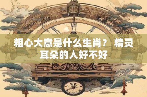 粗心大意是什么生肖？ 精灵耳朵的人好不好