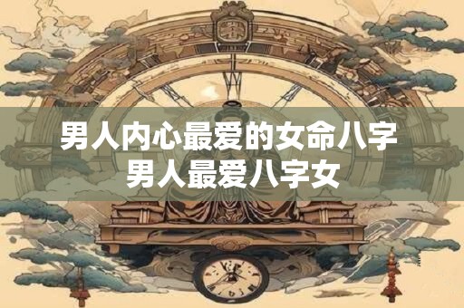 男人内心最爱的女命八字 男人最爱八字女