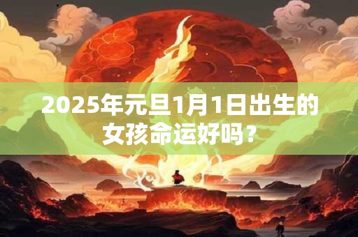 2025年元旦1月1日出生的女孩命运好吗？
