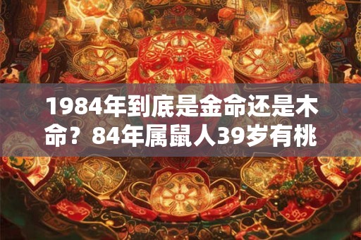 1984年到底是金命还是木命？84年属鼠人39岁有桃花劫