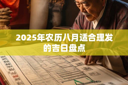 2025年农历八月适合理发的吉日盘点