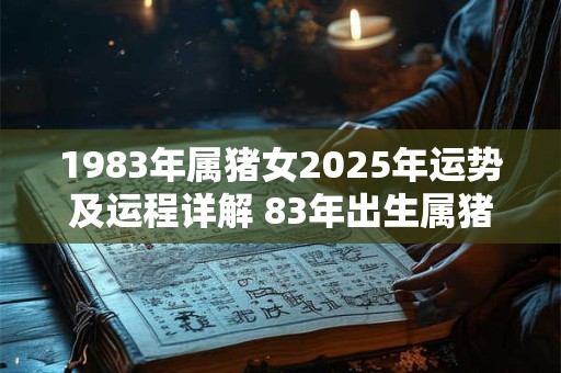 1983年属猪女2026年运势及运程详解 83年出生属猪人2026全年每月运势女性