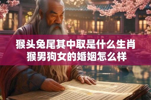 猴头兔尾其中取是什么生肖 猴男狗女的婚姻怎么样