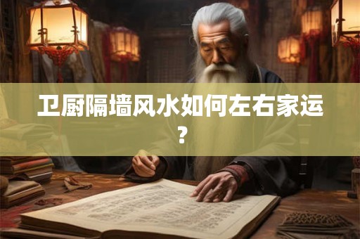 卫厨隔墙风水如何左右家运？