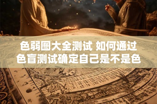 色弱图大全测试 如何通过色盲测试确定自己是不是色盲
