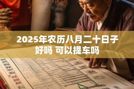 2025年农历八月二十日子好吗 可以提车吗