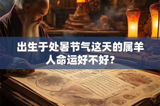 出生于处暑节气这天的属羊人命运好不好？