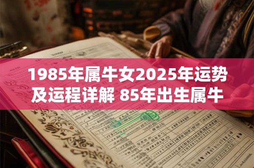 1985年属牛女2025年运势及运程详解 85年出生属牛人2025全年每月运势女性