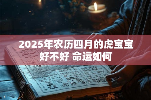2025年农历四月的虎宝宝好不好 命运如何 2025年农历四月的虎宝宝好不好 命运如何