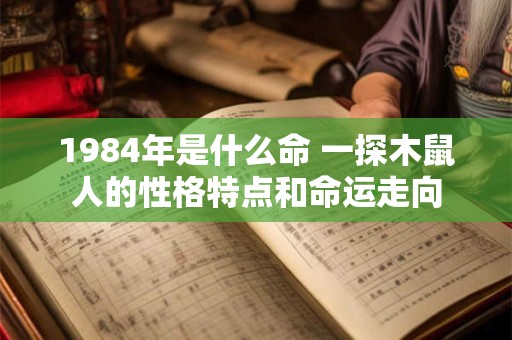 1984年是什么命 一探木鼠人的性格特点和命运走向