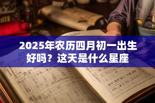 2025年农历四月初一出生好吗？这天是什么星座