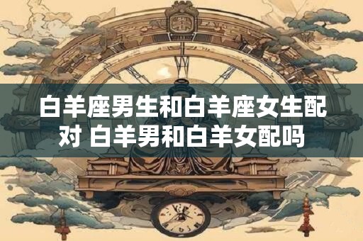 白羊座男生和白羊座女生配对 白羊男和白羊女配吗