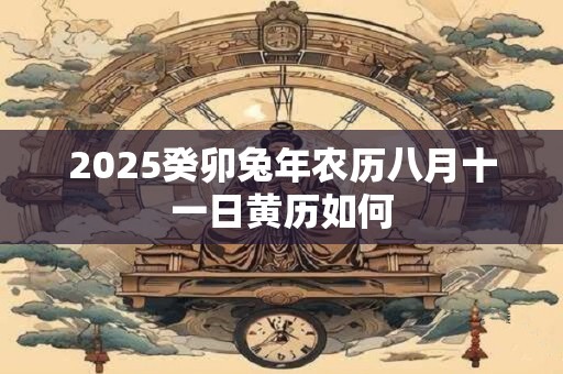 2026癸卯兔年农历八月十一日黄历如何