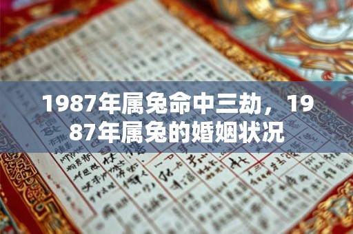 1987年属兔命中三劫，1987年属兔的婚姻状况