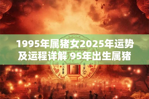 1995年属猪女2025年运势及运程详解 95年出生属猪人2025全年每月运势女性