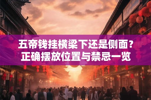 五帝钱挂横梁下还是侧面？正确摆放位置与禁忌一览