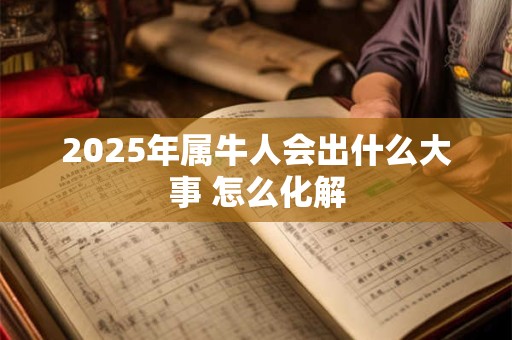 2025年属牛人会出什么大事 怎么化解