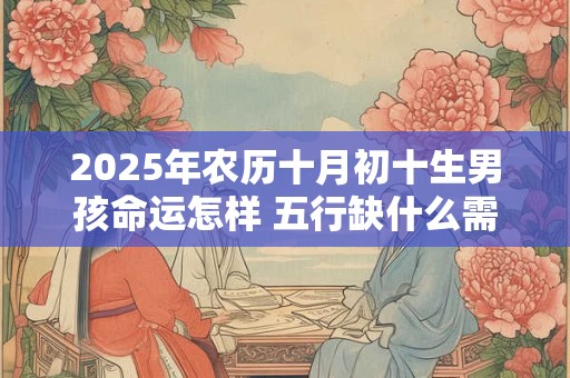 2025年农历十月初十生男孩命运怎样 五行缺什么需要注意
