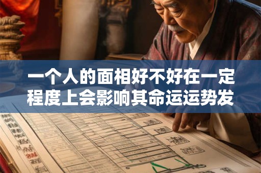 一个人的面相好不好在一定程度上会影响其命运运势发展的方向 一个人的面相好不好在一定程度上会影响其命运运势发展的方向