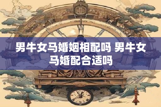 男牛女马婚姻相配吗 男牛女马婚配合适吗