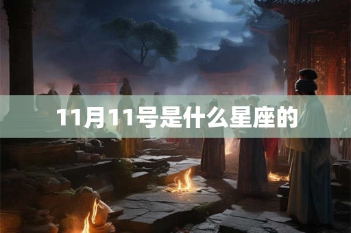 11月11号是什么星座的