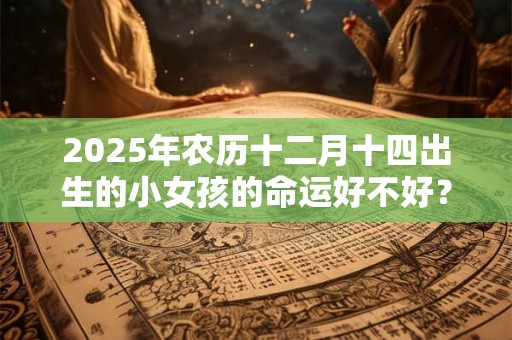 2025年农历十二月十四出生的小女孩的命运好不好? 2025年农历十二月十四出生的小女孩的命运好不好?