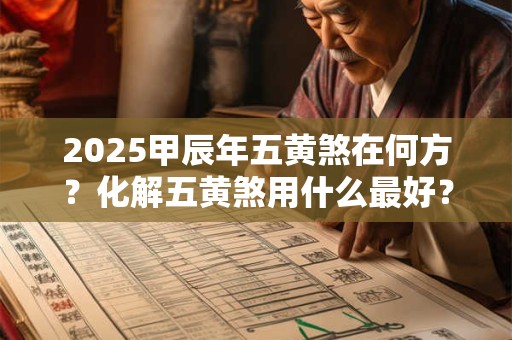 2025甲辰年五黄煞在何方？化解五黄煞用什么最好？