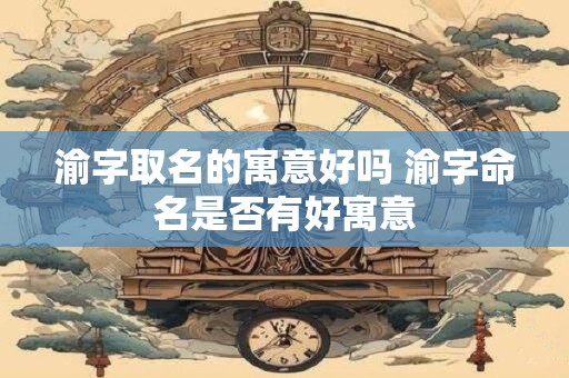 渝字取名的寓意好吗 渝字命名是否有好寓意