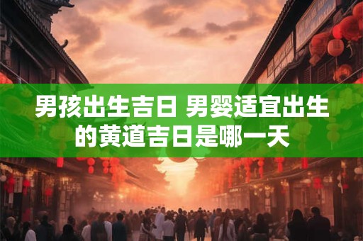 男孩出生吉日 男婴适宜出生的黄道吉日是哪一天
