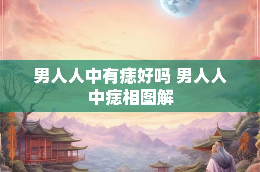 男人人中有痣好吗 男人人中痣相图解