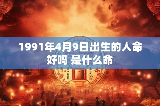 1991年4月9日出生的人命好吗 是什么命