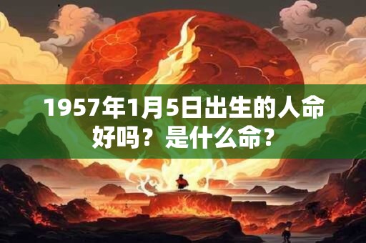 1957年1月5日出生的人命好吗？是什么命？