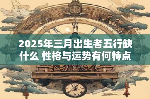 2025年三月出生者五行缺什么 性格与运势有何特点