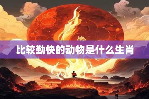 比较勤快的动物是什么生肖