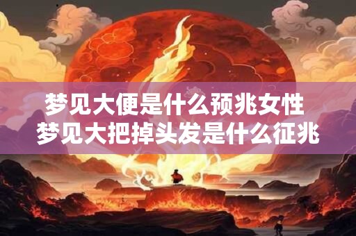 梦见大便是什么预兆女性 梦见大把掉头发是什么征兆女人 梦见大便是什么预兆女性 梦见大把掉头发是什么征兆女人