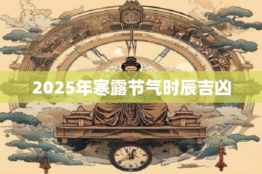 2025年寒露节气时辰吉凶